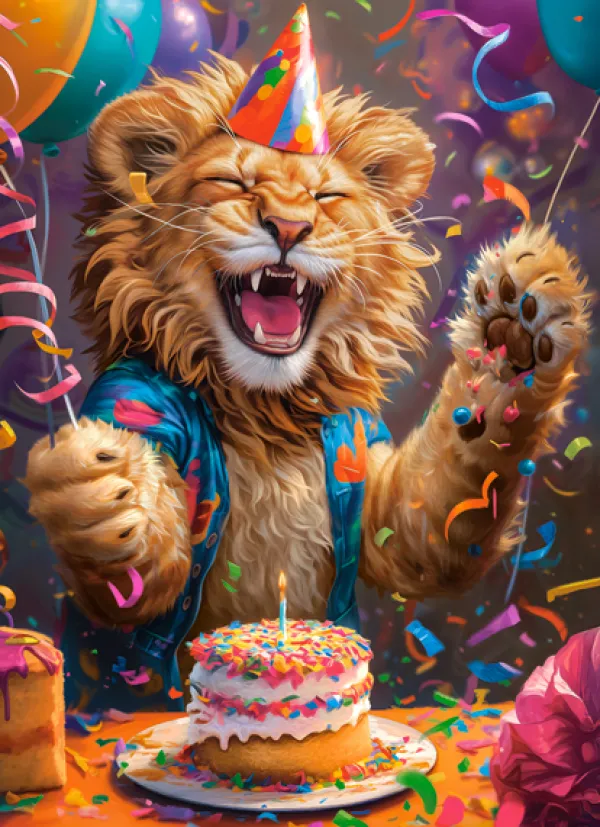 Castorland Happy Birthday !* Animaux Sauvages|Déco Culinaire