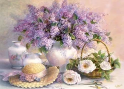 Castorland Hardwick Trisha - Trisha Hardwick : Jour de Lilas* Forêts, Fleurs Et Jardins|De 1 000 Pièces