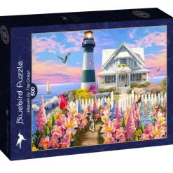 Bluebird Puzzle Heaven By The Ocean* Phares Et Moulins|Cottages Et Châlets