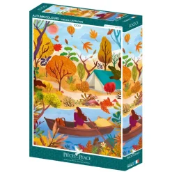 Pieces & Peace Heln.illustration - Couleurs d'Automne* Bateaux|Forêts, Fleurs Et Jardins