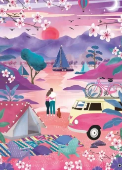 Pieces & Peace Heln.illustration - Escapade Printanière* Forêts, Fleurs Et Jardins|De 500 À 999 Pièces