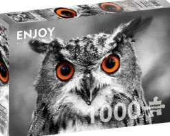 Enjoy Puzzle Hibou Curieux* Oiseaux|De 1 000 Pièces