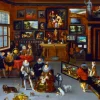 Bluebird Puzzle Hieronymus Francken Iicirca - The Archdukes Albert and Isabella Visiting a Collector's Cabinet, 1623* Art|De 1 000 Pièces