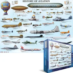 Eurographics Histoire de l'Aviation* Avions Et Objets Volants|De 1 000 Pièces