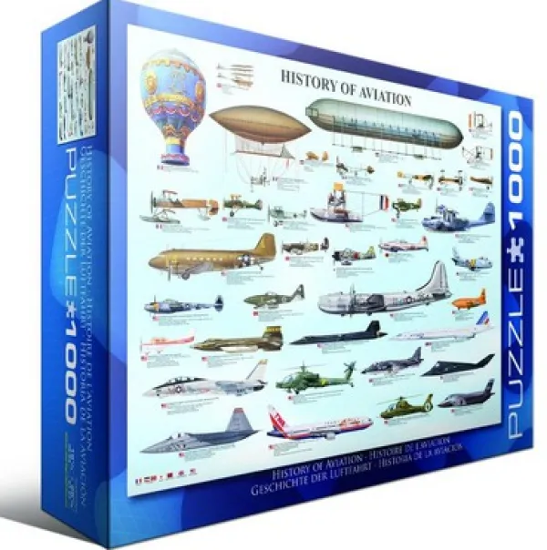 Eurographics Histoire de l'Aviation* Avions Et Objets Volants|De 1 000 Pièces