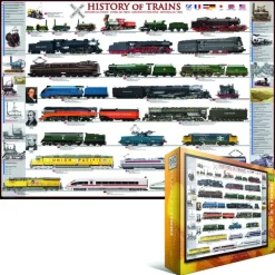 Eurographics Histoire des trains*Enfant Trains|Puzzles Pour Enfants
