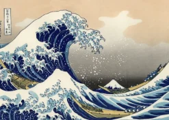 Grafika Hokusai - Hokusai - La Grande Vague de Kanagawa* Art|De 500 À 999 Pièces