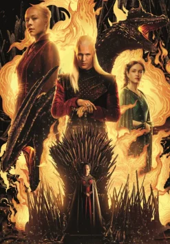 Clementoni House of the Dragons* Dragons|Affiches De Cinéma, Publicité