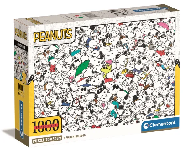 Clementoni Impossible Snoopy*Enfant Puzzles Pour Enfants|De 1 000 Pièces