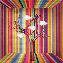 Magnolia Imprisoned Nature* Déco Et Objets|Carré