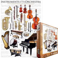 Eurographics Instruments de musique*Femme Puzzles Pour Enfants|Musique, Danse, Instruments