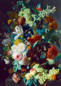 Bluebird Puzzle Jan Van Huysum - Still Life with Flowers and Fruit, 1715* Art|De 1 000 Pièces