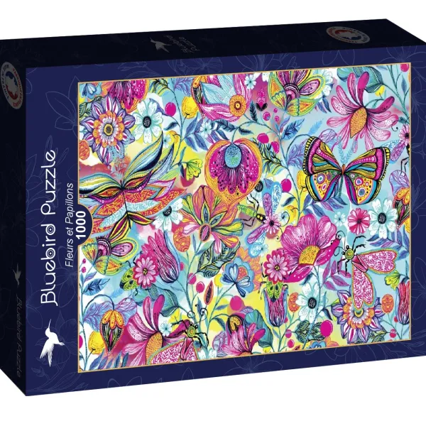 Bluebird Puzzle Jardin de Colores* Forêts, Fleurs Et Jardins|De 1 000 Pièces