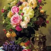 Enjoy Puzzle Jean-Baptiste Robie - Still Life with Roses* Forêts, Fleurs Et Jardins|Art