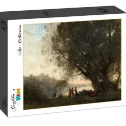 Grafika Kids Jean-Baptiste-Camille Corot : Danse sous les Arbres au Bord du Lac, 1865-1870*Enfant Art|Dès 6 Ans : 50 À 100 Pièces