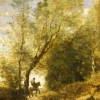 Grafika Jean-Baptiste-Camille Corot : La Forêt de Coubron, 1872* De 2 000 Pièces|De 2 000 Pièces