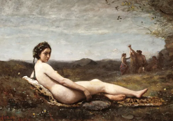 Grafika Kids Jean-Baptiste-Camille Corot : Repose, 1860*Enfant Art|Dès 6 Ans : 50 À 100 Pièces