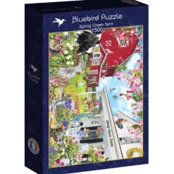 Bluebird Puzzle Joelle McIntyre - Spring Green farm* De 1 500 Pièces|De 1 500 Pièces