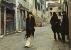 Grafika Kids John Singer Sargent - John Singer Sargent : Rue à Venise, 1882*Enfant Art|Dès 6 Ans : 50 À 100 Pièces