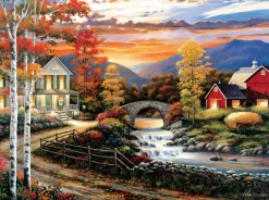 SunsOut John Zaccheo - Babbling Creek Road* Ponts|Cottages Et Châlets