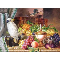 Castorland Josef Schuster : Nature Morte Fruits et Perroquet* De 3 000 Pièces|De 3 000 Pièces