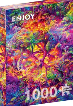 Enjoy Puzzle Jungle Tapestry* Forêts, Fleurs Et Jardins|De 1 000 Pièces
