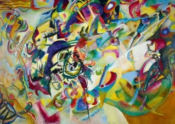 Bluebird Puzzle Kandinsky Vassily - Vassily Kandinsky - Kandinsky - Impression VII, 1912* Art|De 1 000 Pièces