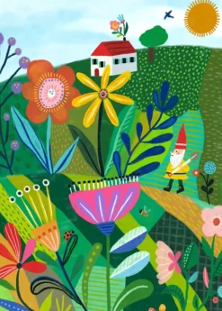 Pieces & Peace Kenzie Elston - Fantaisie dans le Jardin* Forêts, Fleurs Et Jardins|De 500 À 999 Pièces