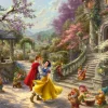 Schmidt Spiele Kinkade Thomas - Thomas Kinkade, Disney, Blanche-Neige - Danse avec le Prince*Enfant Puzzles Pour Enfants|De 1 000 Pièces