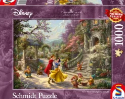 Schmidt Spiele Kinkade Thomas - Thomas Kinkade, Disney, Blanche-Neige - Danse avec le Prince*Enfant Puzzles Pour Enfants|De 1 000 Pièces