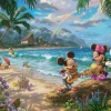 Schmidt Spiele Kinkade Thomas - Mickey et Minnie sur Hawaii*Enfant Puzzles Pour Enfants|De 1 000 Pièces
