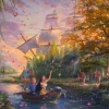 Schmidt Spiele Kinkade Thomas - Thomas Kinkade - Disney - Pocahontas*Enfant Puzzles Pour Enfants|De 1 000 Pièces