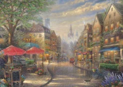 Schmidt Spiele Kinkade Thomas - Thomas Kinkade, Café à Munich* Allemagne|Villes Et Villages