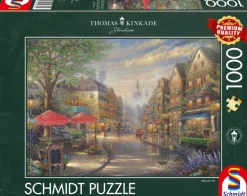 Schmidt Spiele Kinkade Thomas - Thomas Kinkade, Café à Munich* Allemagne|Villes Et Villages