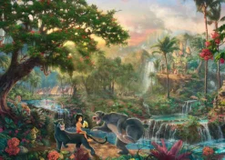 Schmidt Spiele Kinkade Thomas - Thomas Kinkade - Le Livre de la Jungle*Enfant Puzzles Pour Enfants|De 1 000 Pièces