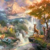 Schmidt Spiele Kinkade Thomas - Thomas Kinkade - Disney, Bambi*Enfant Puzzles Pour Enfants|De 1 000 Pièces
