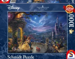 Schmidt Spiele Kinkade Thomas - Thomas Kinkade - Disney, La Belle et la Bête*Enfant Puzzles Pour Enfants|De 1 000 Pièces