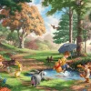 Schmidt Spiele Kinkade Thomas - Thomas Kinkade - Disney - Winnie l'Ourson*Enfant Puzzles Pour Enfants|De 1 000 Pièces