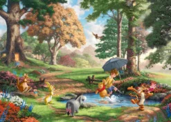 Schmidt Spiele Kinkade Thomas - Thomas Kinkade - Disney - Winnie l'Ourson*Enfant Puzzles Pour Enfants|De 1 000 Pièces
