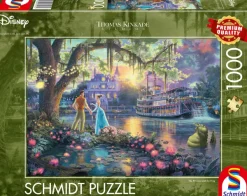 Schmidt Spiele Kinkade Thomas - La Princesse et la Grenouille*Enfant Puzzles Pour Enfants|De 1 000 Pièces