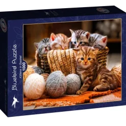 Bluebird Puzzle Kittens in Basket* Chats|De 1 000 Pièces