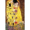 Puzzle Michèle Wilson Klimt Gustav - Puzzle en Bois Découpé à la Main - Klimt : Le Baiser*Femme Puzzles Adultes|Pièces Difficiles
