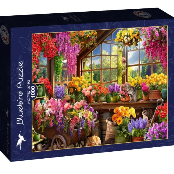 Bluebird Puzzle La Cabane de Rempotage* Forêts, Fleurs Et Jardins|De 1 000 Pièces