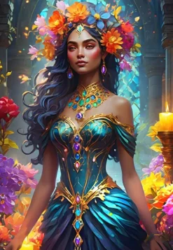 Bluebird Puzzle La Déesse Fleur* De 1 000 Pièces|De 1 000 Pièces