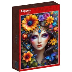 Alipson Puzzle La Femme Fleur*Femme Hommes Et Femmes|Forêts, Fleurs Et Jardins