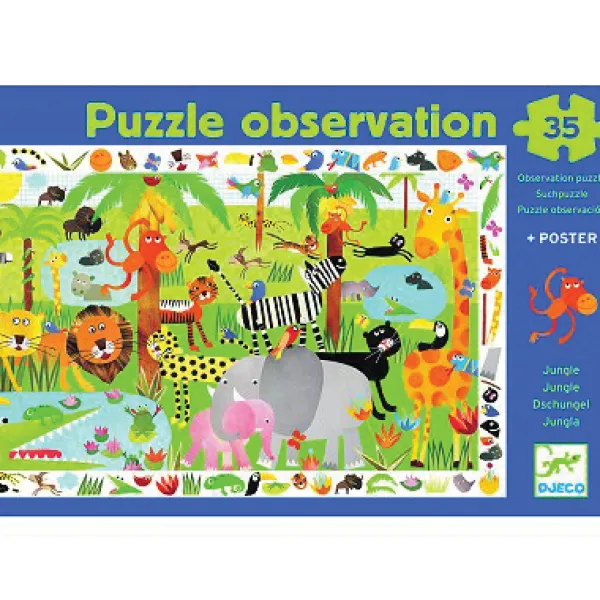 Djeco La Jungle*Enfant Puzzles Pour Enfants
