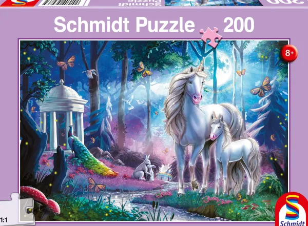 Schmidt Spiele La Licorne et son Poulain*Enfant Animaux Fantastiques|À Partir De 9 Ans