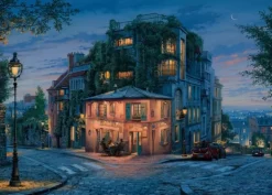 Art Puzzle La Maison Rose Blue* Rétros Et Nostalgie|Villes Et Villages