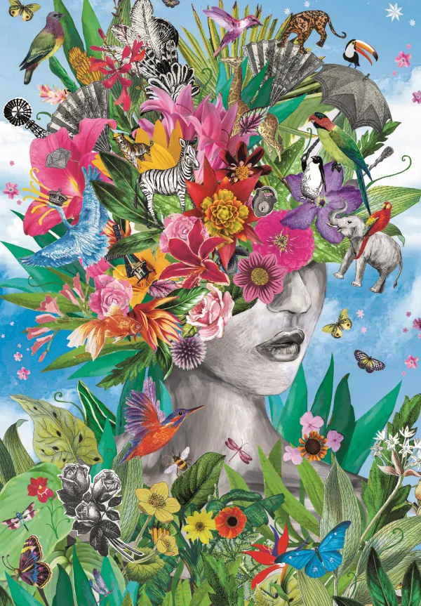 Clementoni La Tête Dans La Jungle* Forêts, Fleurs Et Jardins|De 500 À 999 Pièces