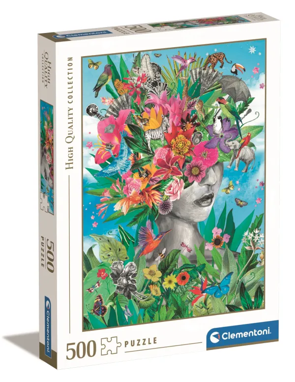 Clementoni La Tête Dans La Jungle* Forêts, Fleurs Et Jardins|De 500 À 999 Pièces